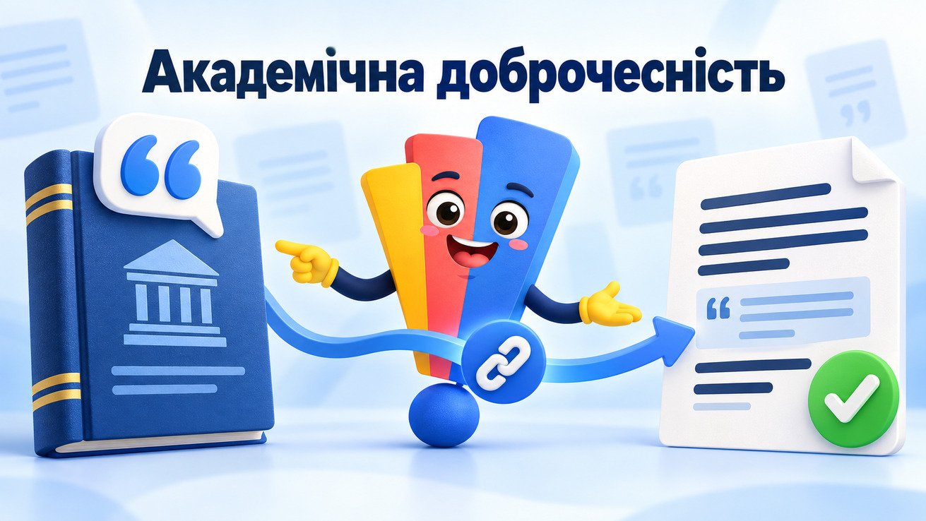 Глосарій академічної доброчесності та роботи з джерелами